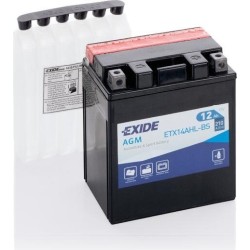 Bateria de mota Exide ETX14AHL-BS 12V 12Ah 210A AGM - 1